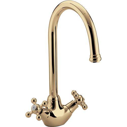 Additional image for Kingsbury Easy Fit Mixer Kitchen Tap (Gold).