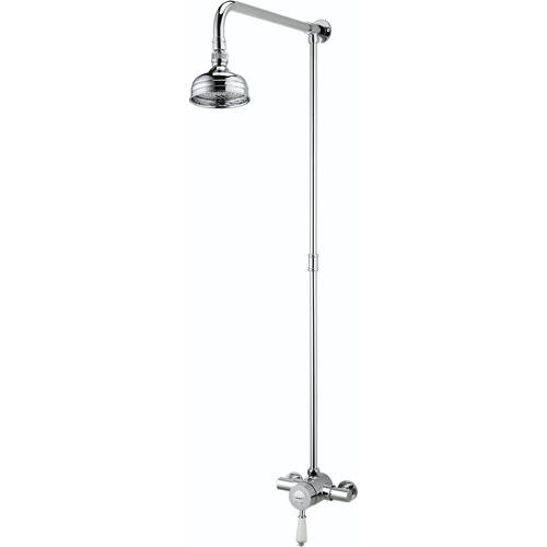 Additional image for Exposed Bar Shower Valve With Riser (1 Outlet, Chrome).