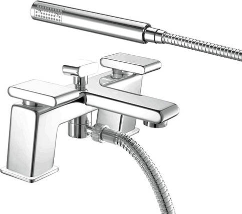 Additional image for Basin & Bath Shower Mixer Taps Pack (Chrome).