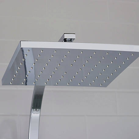 Additional image for Bar Thermostatic Shower Valve & Rigid Riser Kit (Chrome).