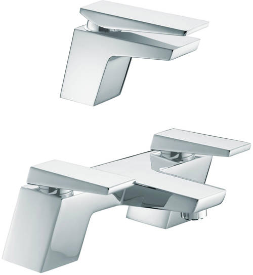 Additional image for Mono Basin & Bath Filler Tap Pack (Chrome).