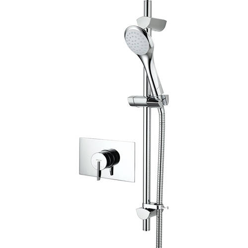 Additional image for Concealed Shower Valve With Slide Rail Kit (Chrome).