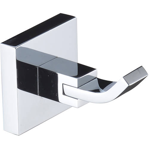 Additional image for Square Robe Hook (Chrome).