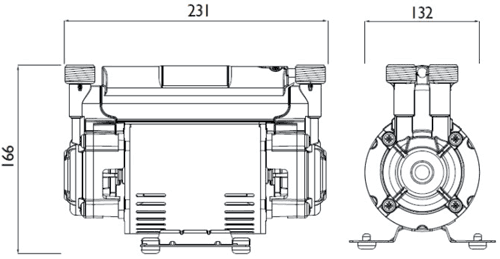 Additional image for Twin Flow Single Speed Impeller Shower Pump 2 Bar (High Boost).