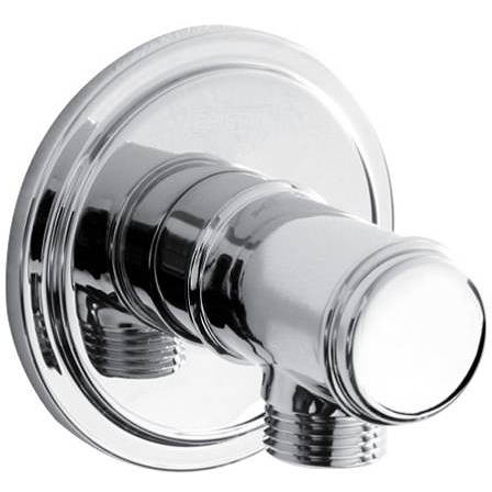 Additional image for Traditional Round Wall Outlet (Chrome).