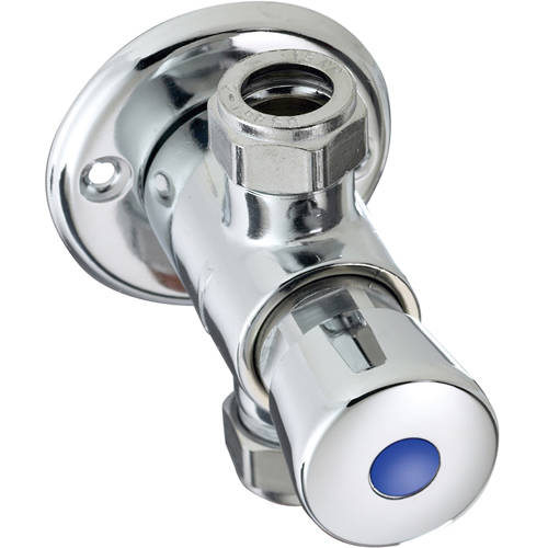 Additional image for Exposed Push Button Time Flow Valve (Chrome).