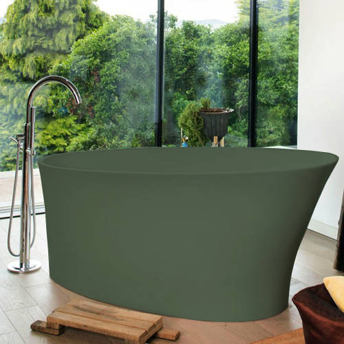 Additional image for Delicata ColourKast Bath 1520mm (Khaki Green).