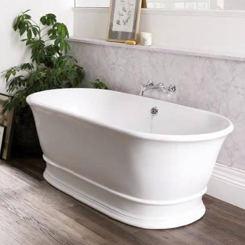 Additional image for Bampton Bath 1555mm (Polished White).