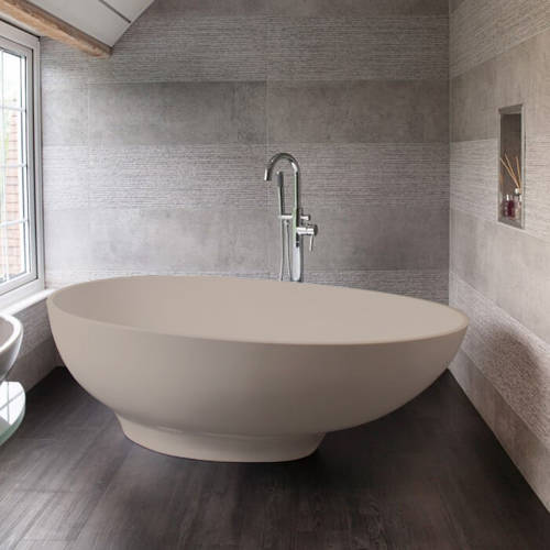 Additional image for Gio ColourKast Bath 1645mm (Light Fawn).