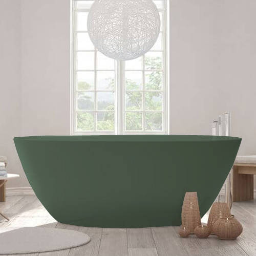 Additional image for Esseta ColourKast Bath 1510mm (Khaki Green).