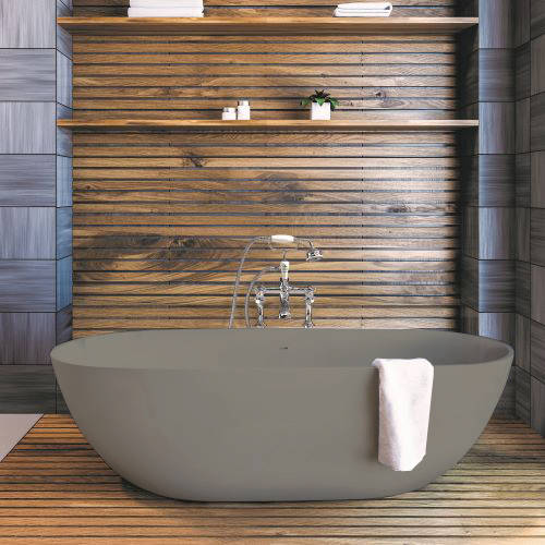 Additional image for Crea ColourKast Bath 1665mm (Industrial Grey).