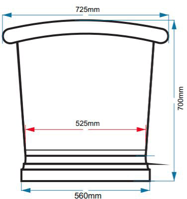 Additional image for Tin Boat Bath 1700mm (Tin Inner/Tin Outer).