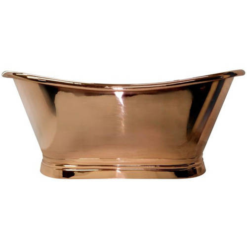 Additional image for Copper Boat Bath 1700mm (Copper Inner/Copper Outer).