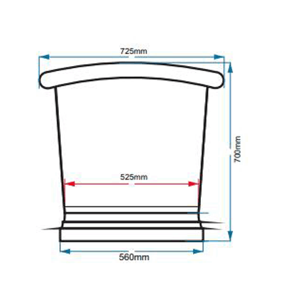 Additional image for Copper Boat Bath 1700mm (Copper Inner/Copper Outer).