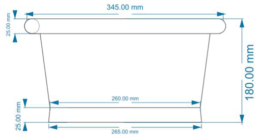 Additional image for Nickel Basin 530mm (Nickel Inner/Nickel Outer).