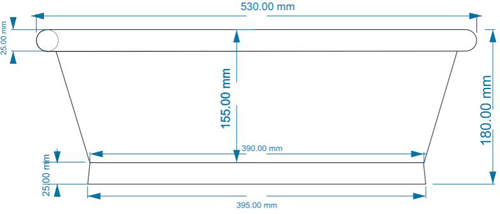 Additional image for Tin Basin 530mm (Tin Inner/Tin Outer).