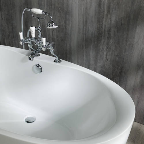 Additional image for Tamorina Freestanding Bath 1600mm (Gloss White).
