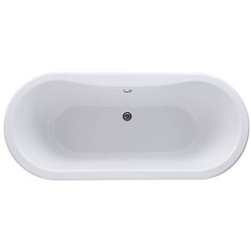 Additional image for Elmstead Double Ended Bath 1500mm With Feet Set 1 (White).