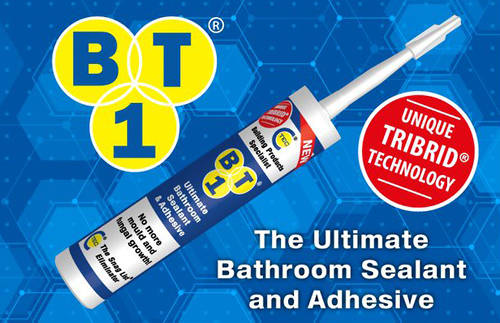 Additional image for Anti Bacterial Bathroom Sealant & Adhesive (1 Tube, White).