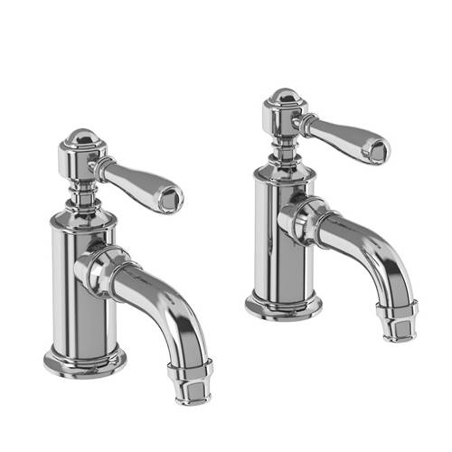 Additional image for Cloakroom Basin Taps With Lever Handles (Chrome).