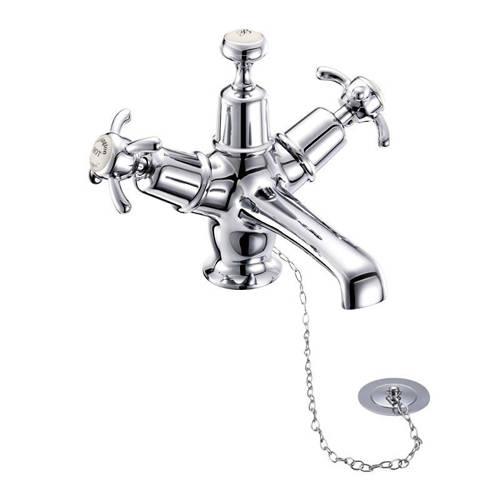 Additional image for Basin Tap With Plug & Chain Waste (Chrome & Medici).