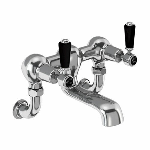 Additional image for Wall Mounted Bath Filler Tap (Chrome & Black).