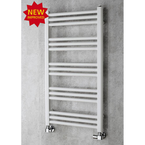 Additional image for Heated Ladder Rail & Wall Brackets 964x500 (White).