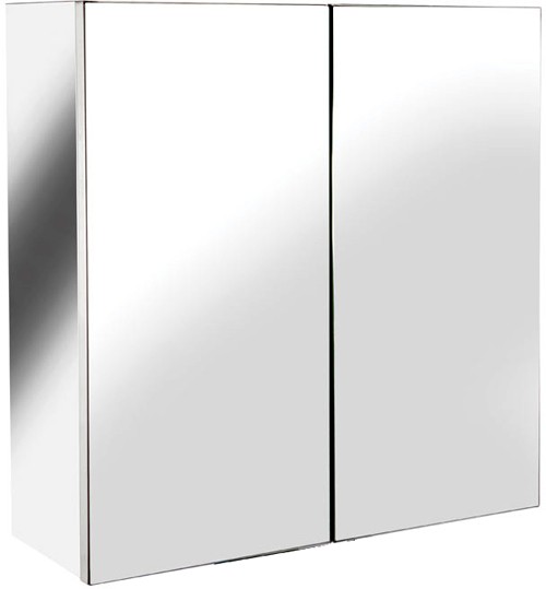 Additional image for Avon Small Mirror Bathroom Cabinet.  430x440x160mm.