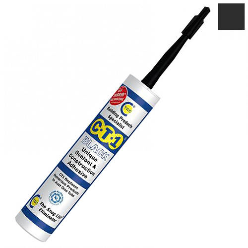Additional image for 12 x Sealant & Construction Adhesive (12 Tubes, Black Colour).