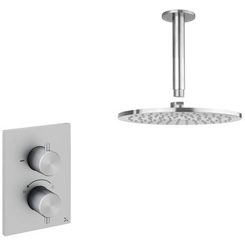 Additional image for Shower Pack With Ceiling Head 300mm (S Steel).