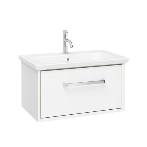 Additional image for Vanity Unit With Ceramic Basin (600mm, White, 1TH).