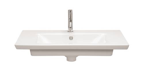 Additional image for Vanity Unit With Ceramic Basin (700mm, Steelwood, 1TH).