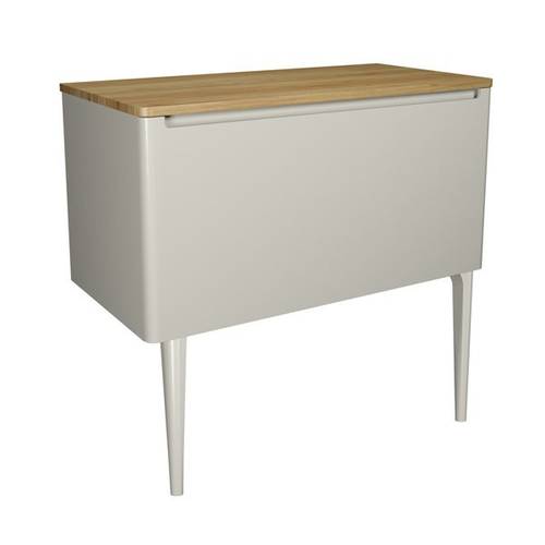 Additional image for Vanity Unit With Cashmere Legs (1000mm, Cashmere Matt).