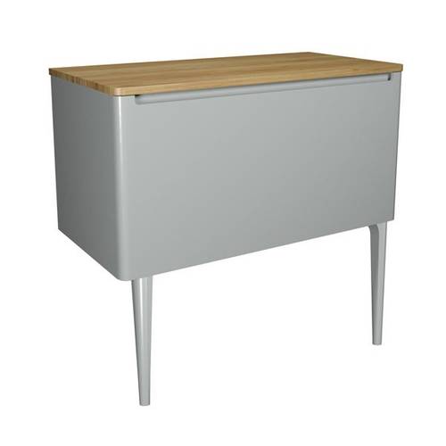 Additional image for Vanity Unit With Storm Grey Legs (1000mm, Storm Grey Matt).