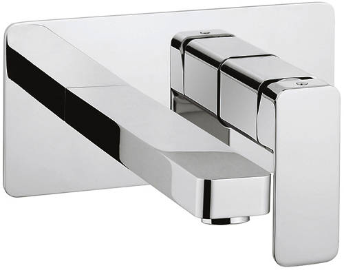 Additional image for Wall Mounted Basin Mixer Tap With Lever Handle.