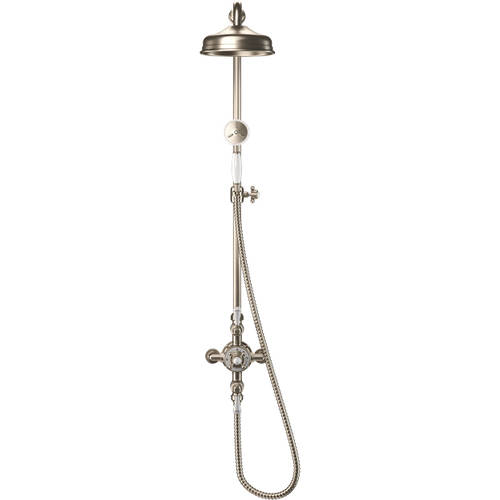 Additional image for Thermostatic 2 Outlet Slider Shower Kit (Br Nickel).