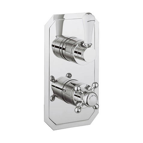 Additional image for Thermostatic 2 Outlet Shower Valve (Chrome).