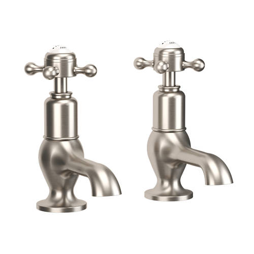 Additional image for Basin Taps (Crosshead, Brushed Nickel).