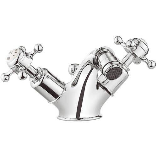 Additional image for Bidet Mixer Tap With Waste (Crosshead, Chrome).