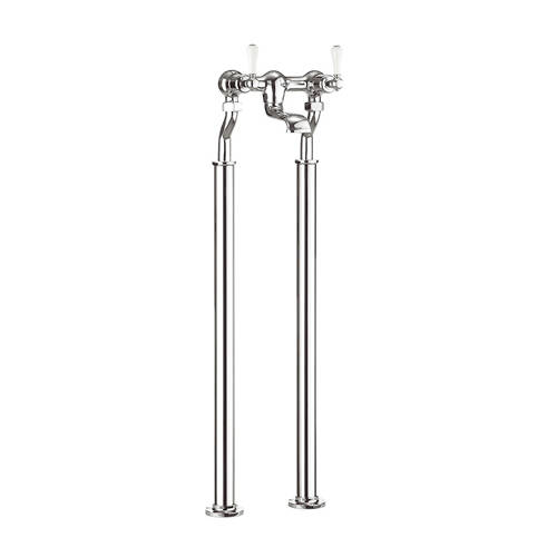 Additional image for Bath Filler Tap With Legs (Lever, Chrome).