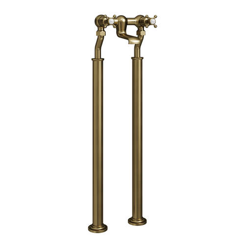 Additional image for Bath Filler Tap With Legs (Crosshead, Br Brass).