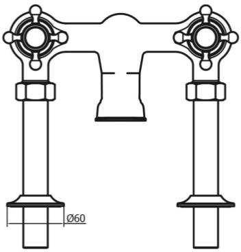 Additional image for Bath Filler Tap (Crosshead, Br Nickel).