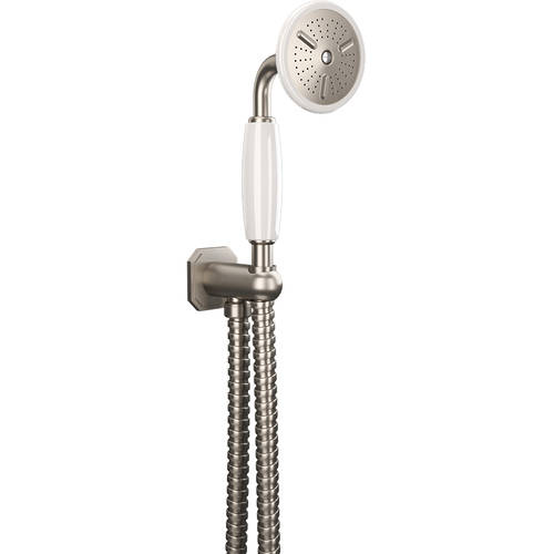 Additional image for Shower Handset, Wall Outlet & Hose (Brushed Nickel).