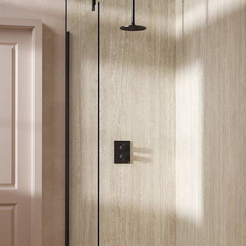 Additional image for Crossbox Shower Set 1 200mm (Slate).