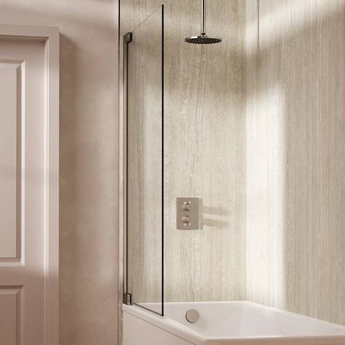 Additional image for Crossbox Shower Set 7 With 200mm Head & Bath Filler (Chrome).