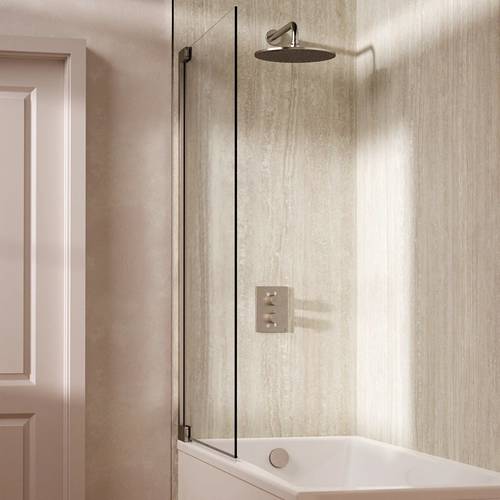 Additional image for Crossbox Shower Set 7 With 300mm Head & Bath Filler (Chrome).