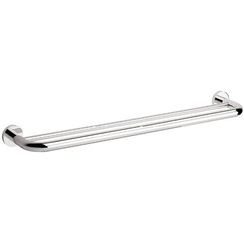 Additional image for Double Towel Rail (660mm, Chrome).