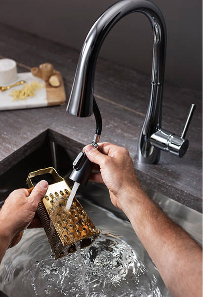 Additional image for Cook Single Lever Kitchen Tap With Flexi Spray.