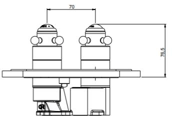 Additional image for Crossbox 3 Outlet Shower Valve (Brushed Nickel).