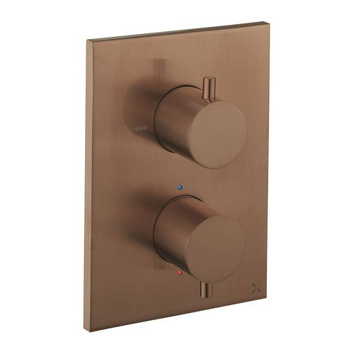 Additional image for Crossbox 1 Outlet Shower Valve (Br Bronze).